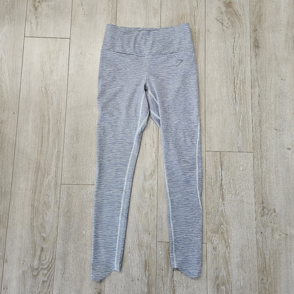 Gymshark Speed Leggings, Size Small, Gray/Light Green Multi - Picture 2 of 11
